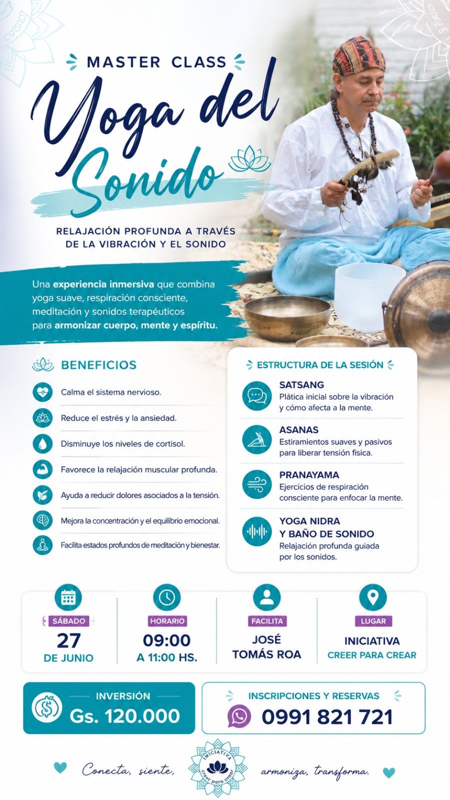 Master class Yoga del sonido 